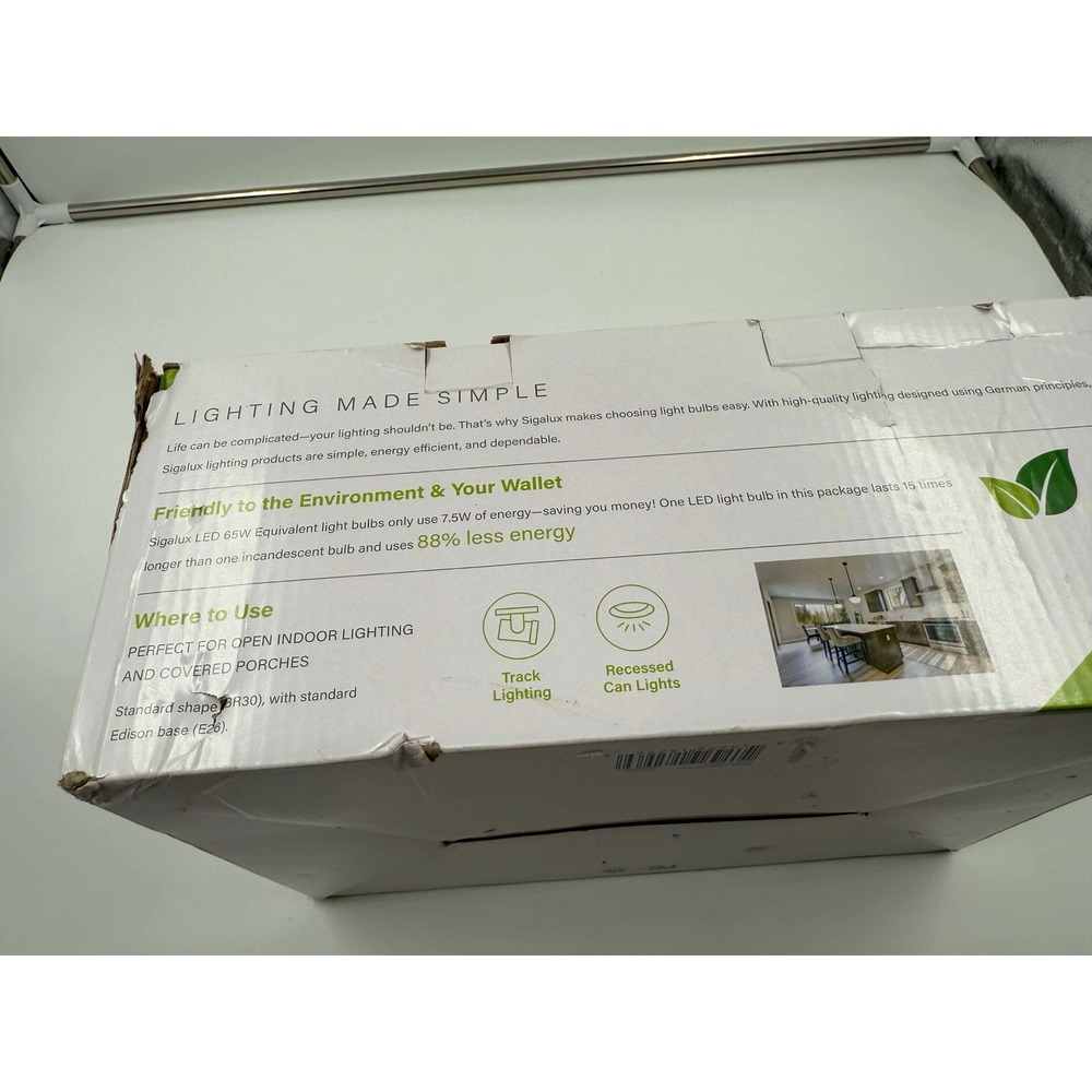 Sigalux LED Flood Lights Indoor, BR30 LED Bulb 65W Equivalent, Dimmable Reces... - Picture 4 of 9
